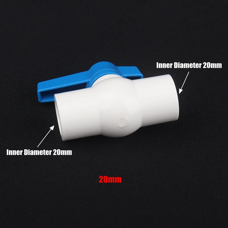 4 шт. 20-40 мм 1/"-1 1/4" внутренняя резьба белый ПВХ глобус клапан садовый орошение водопровод соединитель водопроводные фитинги соединение
