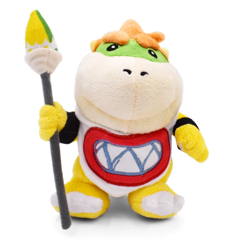 

3 Sizes Anime Super Mario Bros Hot Toys Dragon Drawing Bowser Koopa JR Sitting Soft Plush Toy Stuffed Animal Dolls