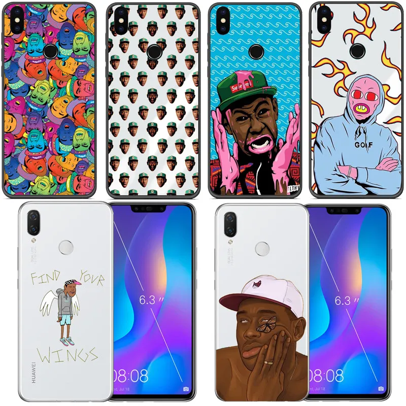 Тайлер The Creator OFWGKTA Odd Future Golf Wang Verde Suave cases de Telefone TPU для Huawei P8 P9 P10 P20 Lite Plus | Мобильные