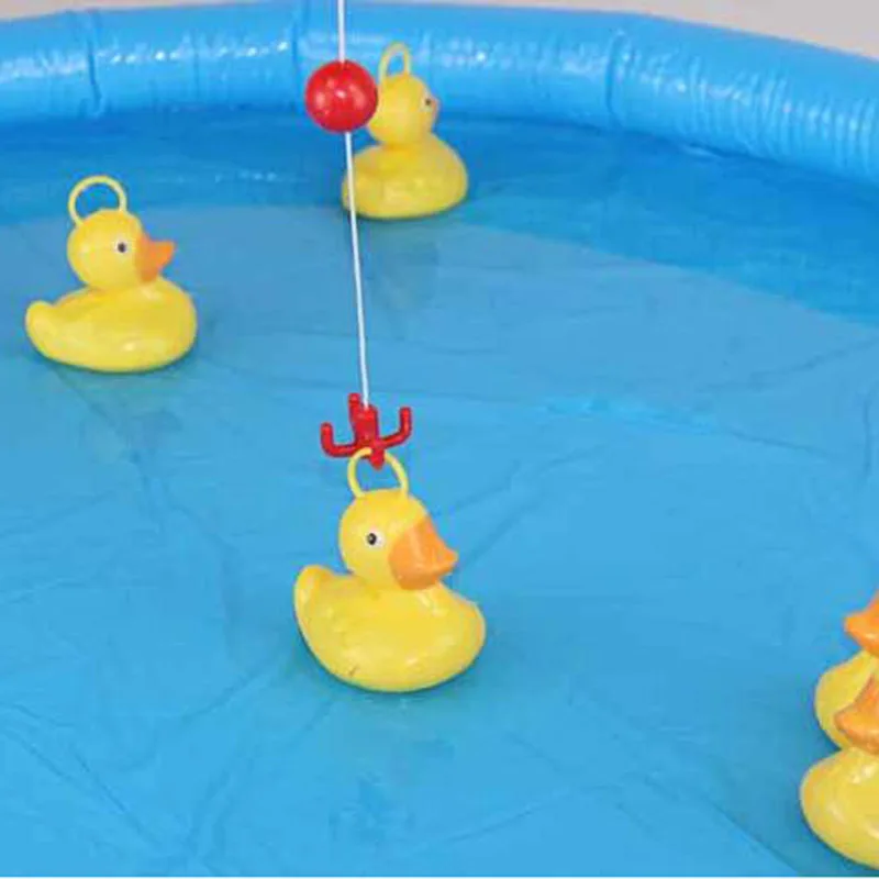 Новинка, игровой пруд для рыбалки с утками, набор из 5 утят, обучающая игрушка для детей дошкольного возраста