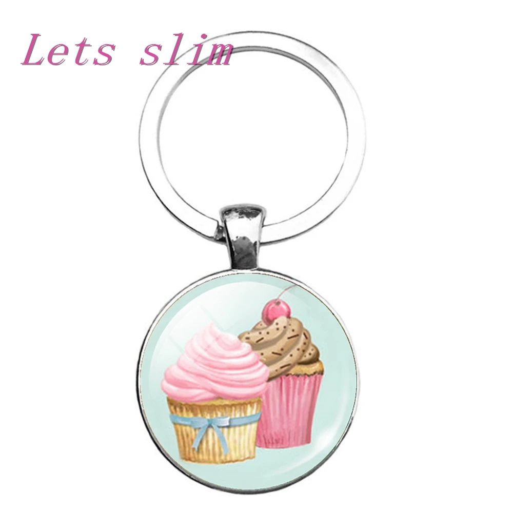 LETS SLIM Fashion Accessories Color Ice Cream Key Chain Birthday Gift Car Hang Buckle Welcome To Map Custom | Украшения и