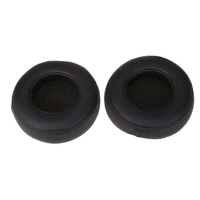 Black 1 Pair Replacement Headphone Ear Pads Headband Foam Cushion