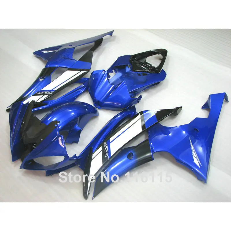 Injection molding ABS full fairing kit fit for YAMAHA R6 2008-2014 blue white black fairings set YZF 08 09 10 11-14 DX25 | Автомобили и