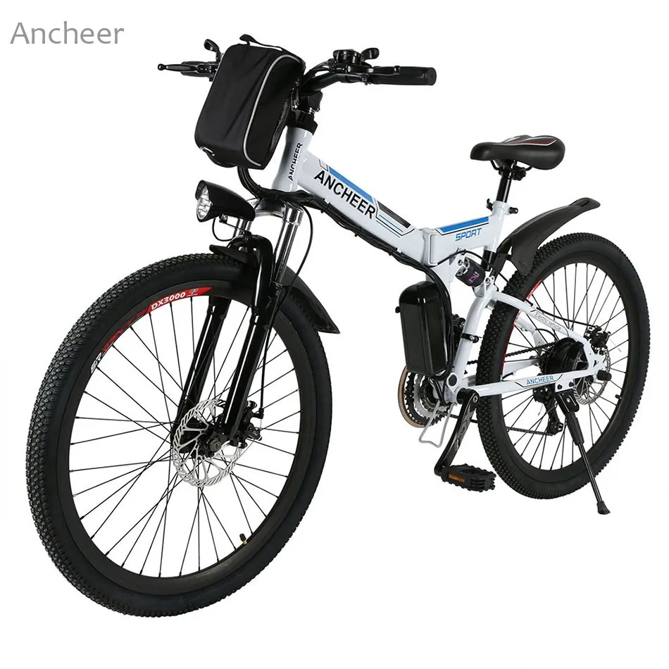 ANCHEER новый электрический велосипед 26 ''горный 36В складной Электрический