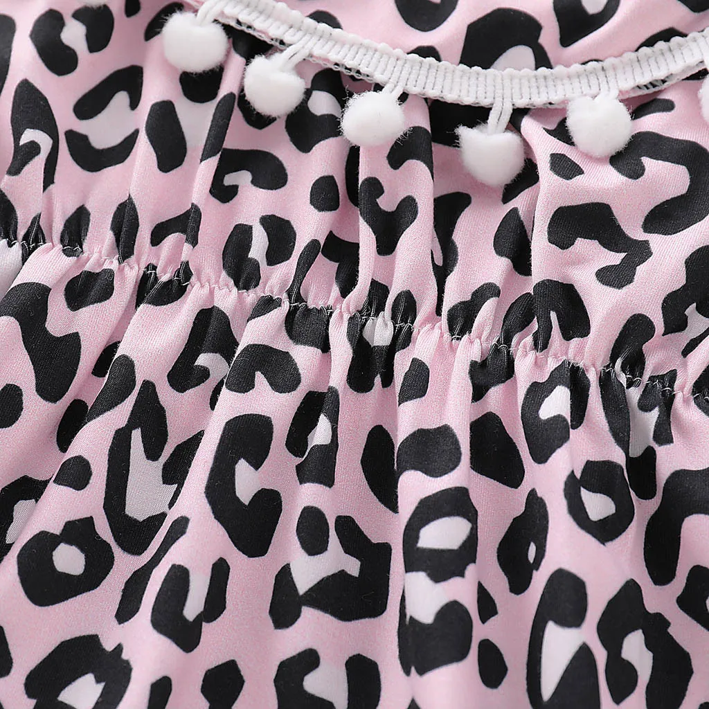 MUQGEW/Одежда для маленьких девочек; леопардовый комбинезон с оборками и кисточками; купальный костюм для маленьких девочек; коллекция года; летний купальный костюм для маленьких девочек; комплект головных уборов