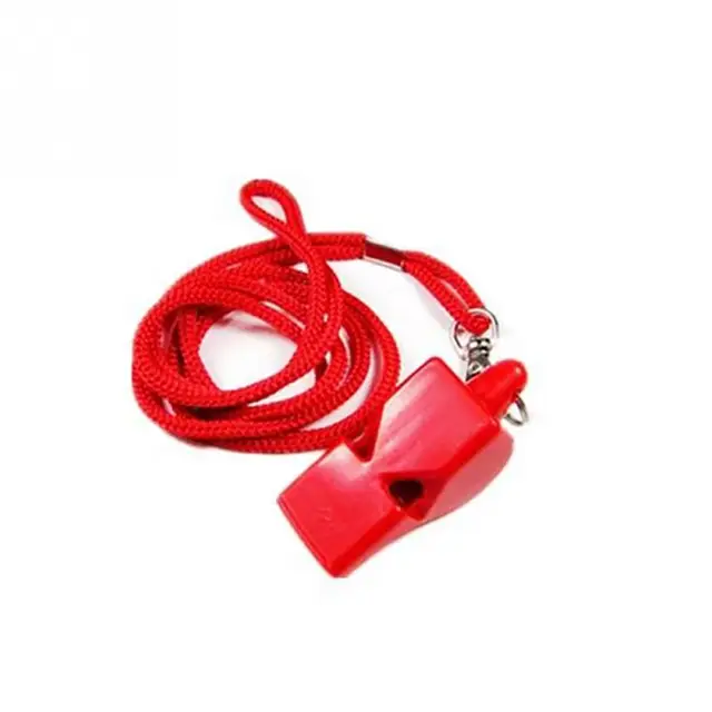 2Pcs Plastic Whistle Referee Practical Durable Whistle Professional Soccer Basketball Hockey Baseball Sports Referee Whistle