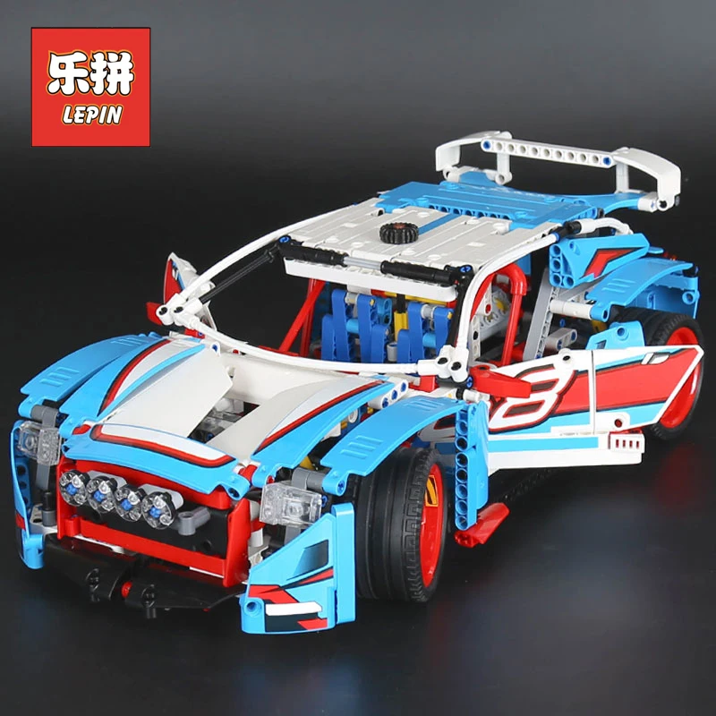 

2018 New 1085Pcs Lepin Technic Series 20077 the Rally Car Set 42077 Building Blocks Bricks Educational Funny Children Toys Gifts