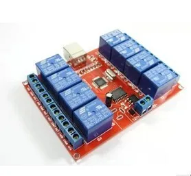 

1pcs Free drive / usb control switch / 8- channel 12V Relay Module / Computer control switch