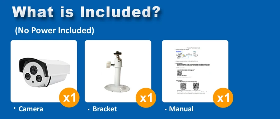 5MP IP Camera Waterproof Security Camera Surveillance Camera W71I5X 7