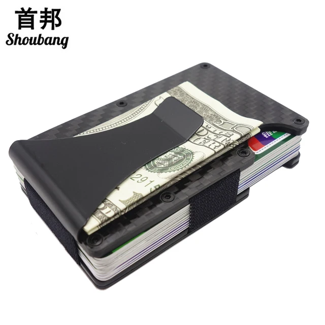 Carbon Fiber Money Clip Wallet Rfid - 
