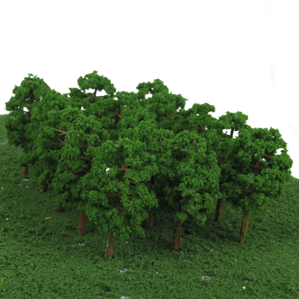 1:150  40x 100% brand new Model Trees Layout Train Railway Diorama Landscape Scenery 1:150 N Scale Plastic material