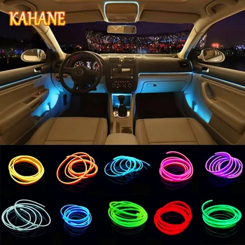 

KAHANE 2M Cold Light EL Wire Flexible Car Decorate Neon Light FOR Toyota CHR Corolla Avensis Nissan Qashqai J11 Tiida X-Trail