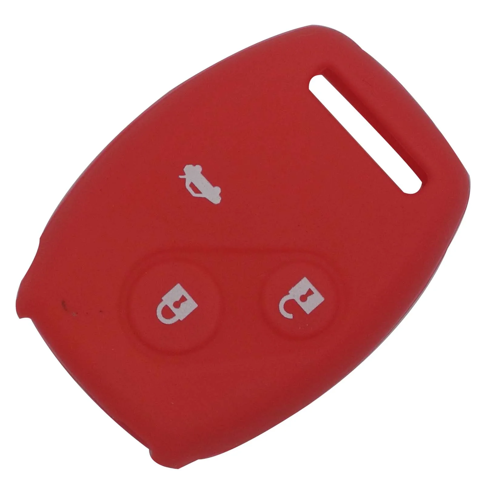 Bilchave силиконовый чехол для HONDA 2003 2008 2009 Accord crcrv Civic Pilot Key Case - Цвет: Красный