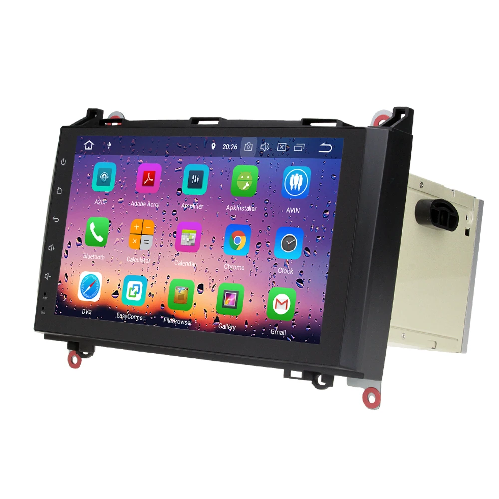 Discount 9 inch Octa Core Android 8.0 4GB RAM Car DVD Player For Mercedes Benz Sprinter A B Class B200 Vito Viano W906 W469 W245 W169 Car 2