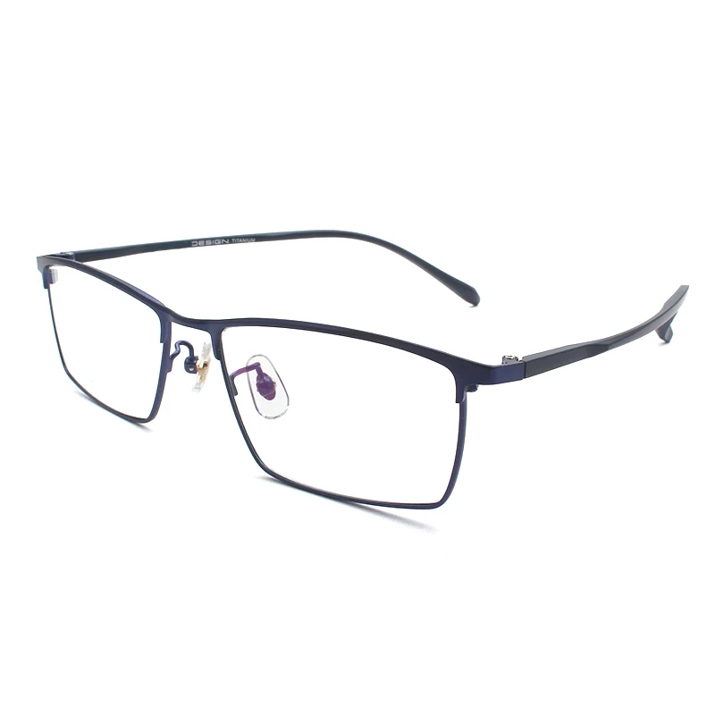 

HOTOCHKI Fashion Pure Titanium Eyeglasses Frame for Men Optical Glasses Frame Prescription Eyewear Spectacles Full Rim