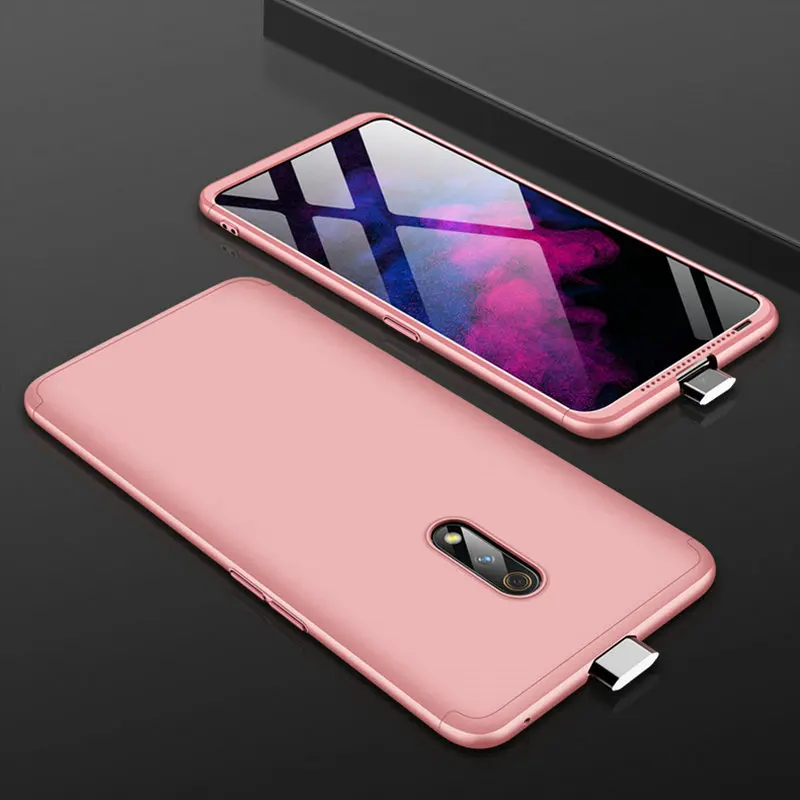 

1pcs For OPPO Realme X Case Ultra Thin Frosted 3 in 1 Back Cover For OPPO Realme X