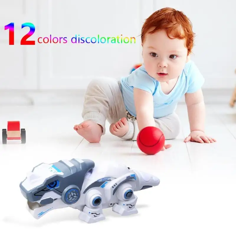 RC Robots Animals Dinosaur Electric Luminous Educational Toys with Sound RC Robot Toy for Boys Children Birthday Gift