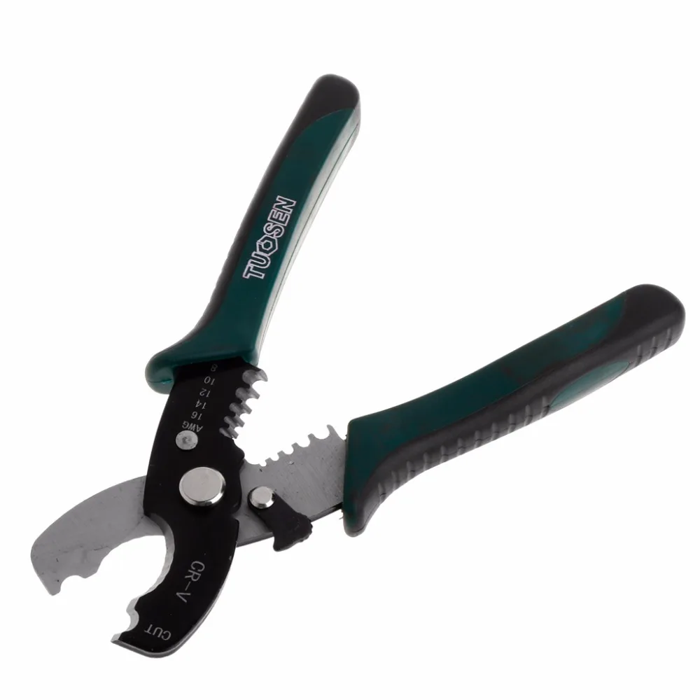 

8" Wire Stripper Cable Cutting Scissor Pliers Cutter 1.6-3.3mm Multi Hand Tools New 2017