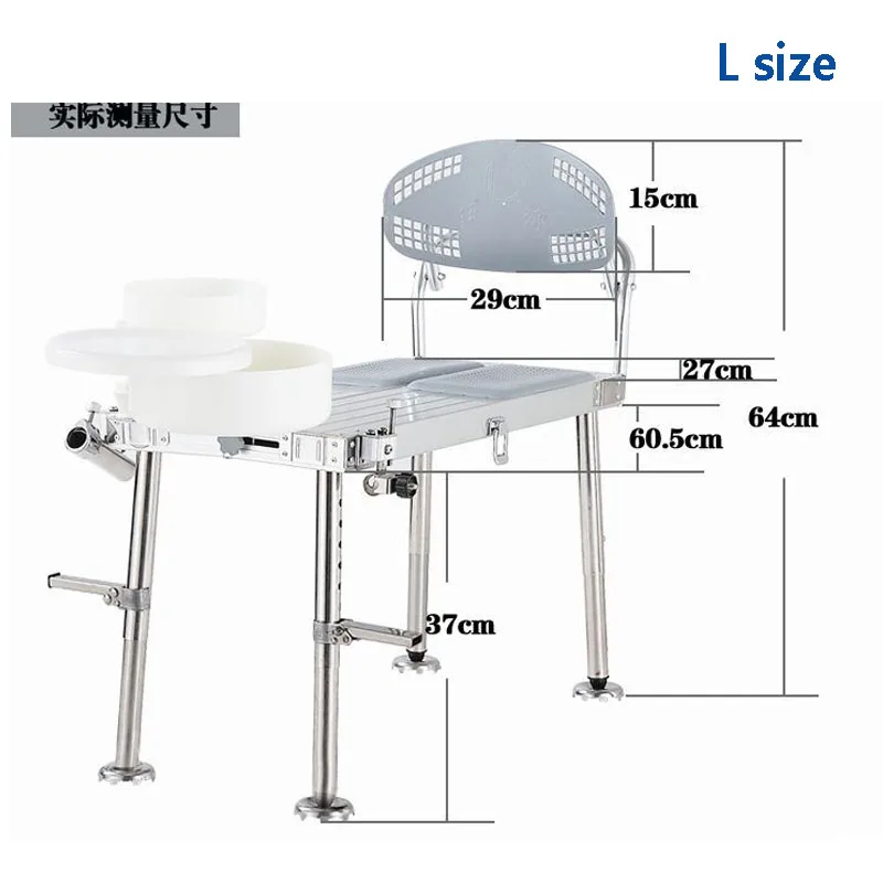 Мини-рыболовный стол, рыболовное кресло, светильник из алюминиевого сплава, удобные складные многофункциональные рыболовные аксессуары, 200 кг