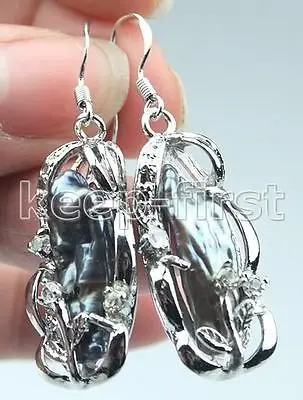 

Free shipping PRETTY FRESHWATER CULTURED PEARL DANGLE EARRINGS #3682 6.10