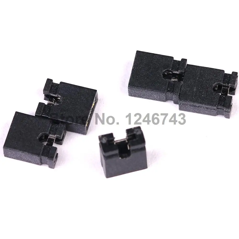 

2000PCS 2.54mm Standard Circuit Board Jumper Cap (Black)