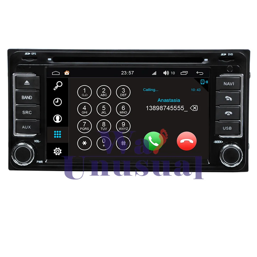 Sale WANUSUAL 6.2" WINCA S190 Android 7.1 Quad Core 2G+16G Car Multimedia Player for Toyota old Corolla with GPS BT WIFI 1024*600 Map 2