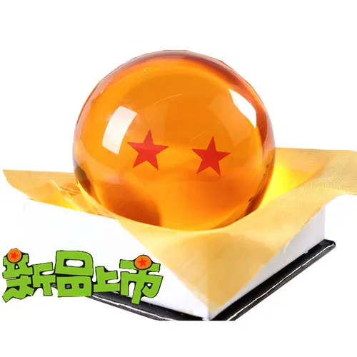 Dragonball Z 7 5 см хрустальный шар акриловый реплики 1 звезды Коллекционные вещи