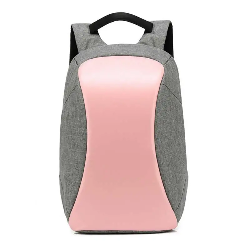 MARKROYAL водонепроницаемый мужской женский рюкзак Mochila с usb зарядкой, рюкзак для путешествий с защитой от кражи, 15,6 дюймов, модная деловая школьная сумка для ноутбука - Цвет: Розовый