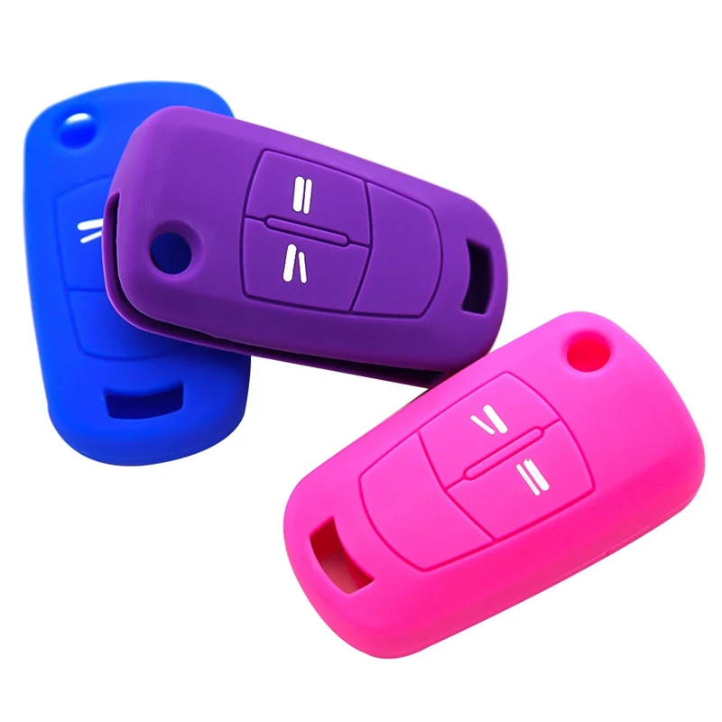 

Silicone Car Key Cover Case Fob For Vauxhall Opel Corsa Astra Vectra Signum 2 Button Silicone Remote