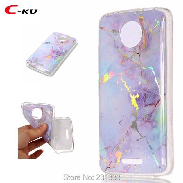 

C-ku Luxury Plating Marble Granite Soft TPU Case For Motorola Moto C PLUS G5 PLUS Rock Lightning Bling Glossy Cover Skin 100PCS