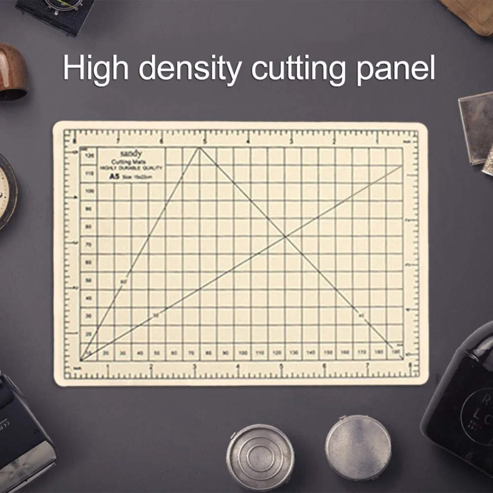 

A5 PVC Sewing Cutting Mats Office Students School Reversible Engraving Cutting Board Mat For DIY Projects Double Color