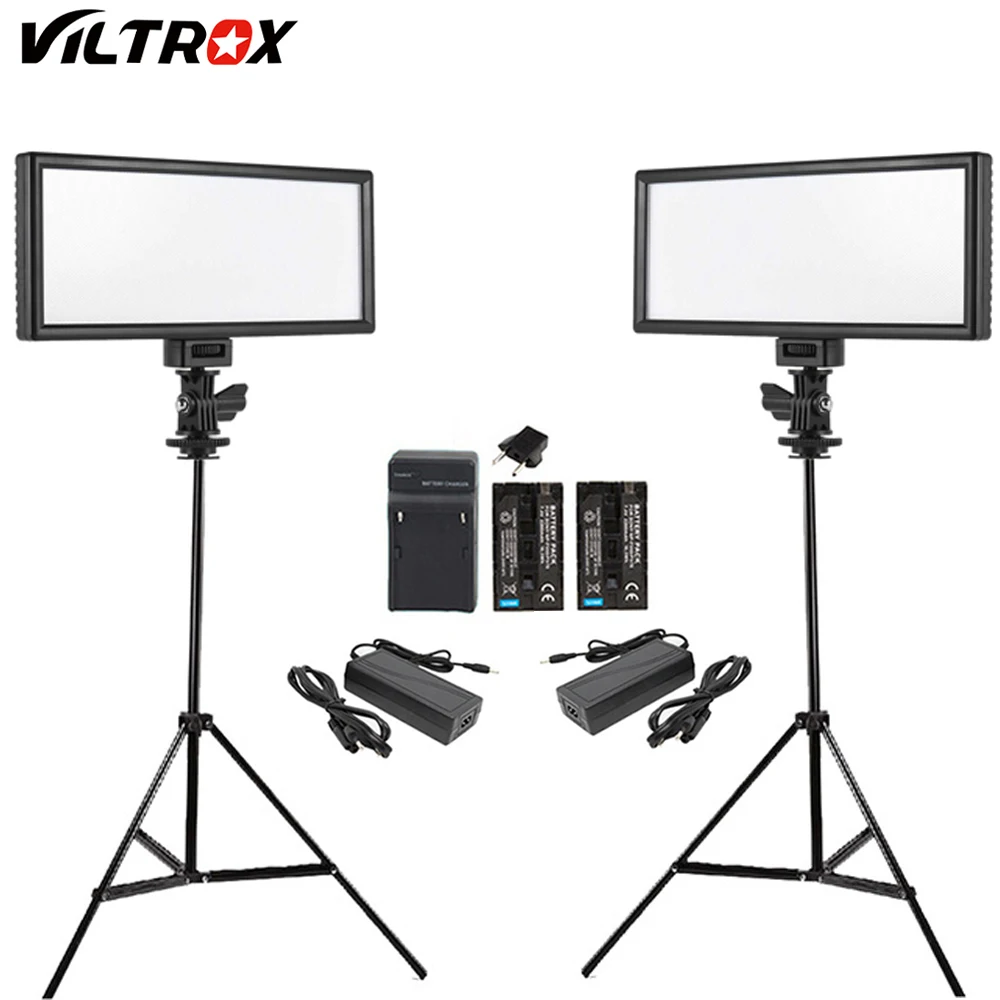 Viltrox 2x L132T 3300 5600K мини светодиодная панель заполнясветильник света для