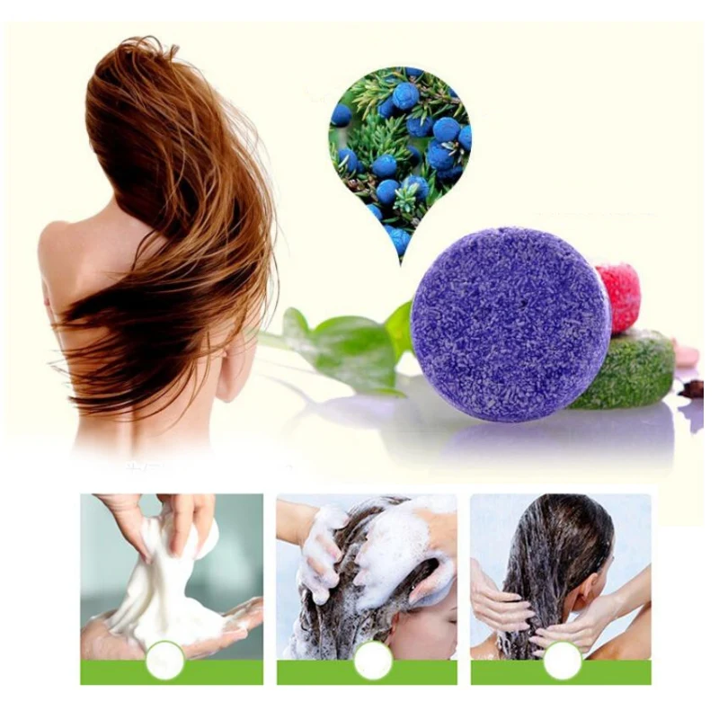 

6PCS 100% Pure Plant Hair Shampoos,Handmade Hair Shampoo Soap For Hair Care