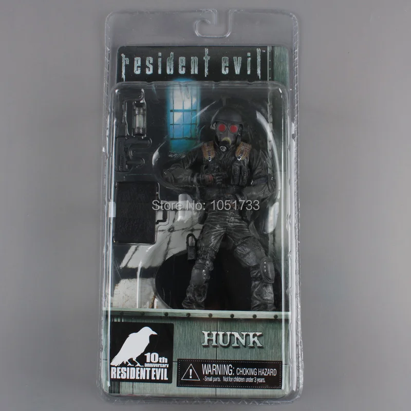 

Free shipping NECA Hunk 10th anniversary Resident Evil ARCHIVES SERIES 2 Action Figure 7"18cm New in BOX MVFG054