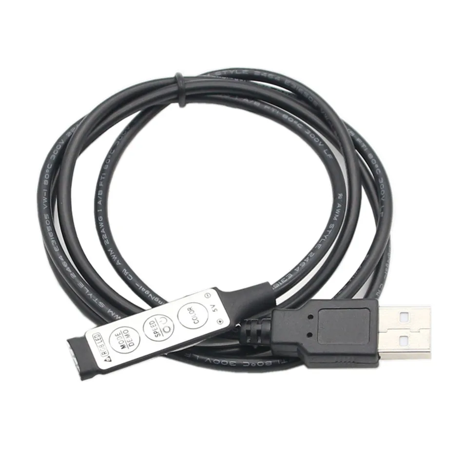 USB RGB контроллер DC 5V выключатели со светодиодным индикатором с 3 ключа 4 Pin