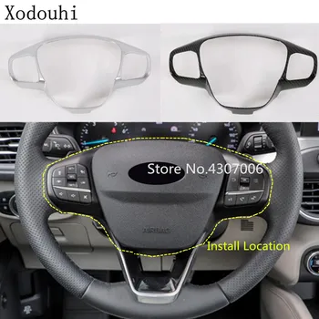 

Car styling stick cover Steering wheel Kit Trim lamp frame panel part hood For Ford Focus 2018 2019 2020