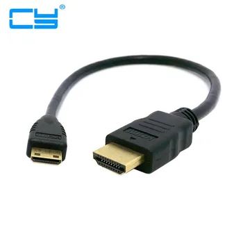 

High Speed HDMI 1.4v with Ethernet & 3d A Type Male to mini C Type Male Slim Short Cable 50cm 1.5m for Camera DC DV Tablet PC