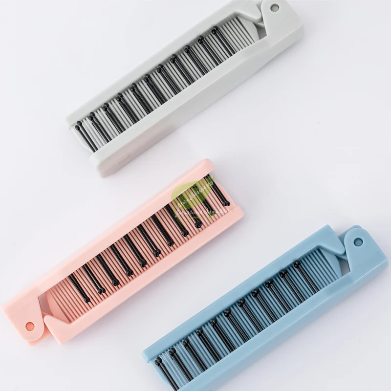 

Xiaomi Portable Fold Massage Straight Comb Plastic Portable Dual Purpose Heat-resisting Defence Anti-static Travel Small Comb