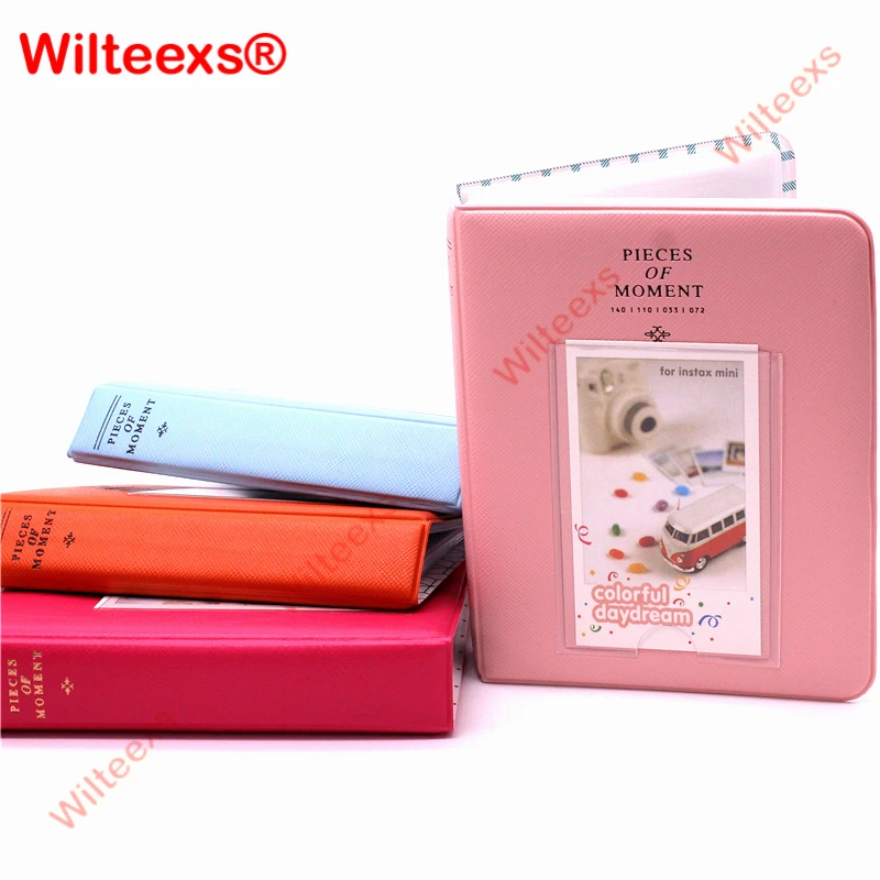 WILTEEXS 64 Pockets Fujifilm Instax Mini films Instax Mini 8 7s 70 25 50s 90 именная карточка с моментом фотоальбом