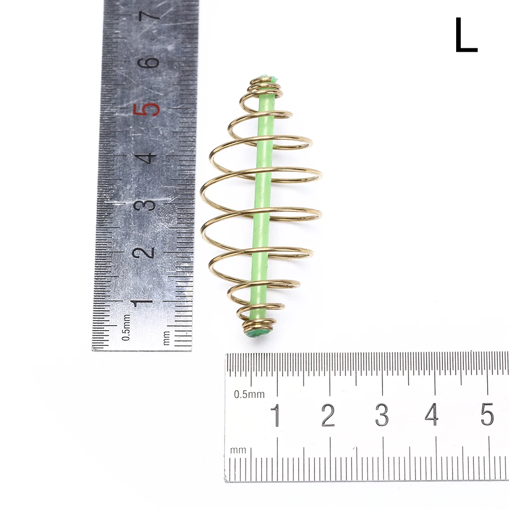10X приманка пружина для ловли карпа свежая и соленая рыболовная установка Приманка Фидер клетки и метод лидер