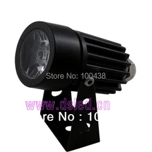 Высокая мощность, хорошее качество, 3 Вт наружный точечный светодиодный светильник, светодиодный Угловой фонарь, DS-06-10-1W, 12В постоянного тока, 110-250В переменного тока