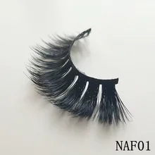 UPS 500 пара 3D норковые ресницы ручной работы накладные ресницы натуральные легкие ресницы полная полоса Поддельные Накладные ресницы