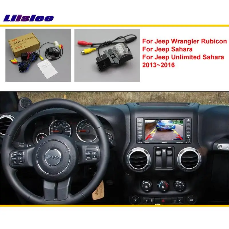 

For Jeep Wrangler Rubico 2013~2016 Car Rear View Back Up Reverse Camera Sets / RCA & Original Screen Compatible / Parking Camera