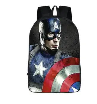 

Cartoon Schoolbag Captain America Backpack For Teenage Boys Children School Bags Children Bookbag Travel Backpacks Men Backpack