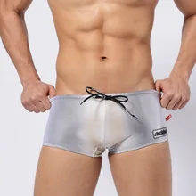 Мужские плавки, сексуальные блестящие мужские купальники, пляжная одежда, мужские плавки-трусы для серфинга, блестящие боксеры, шорты, костюмы для геев и мужчин, s Pouch, купальник