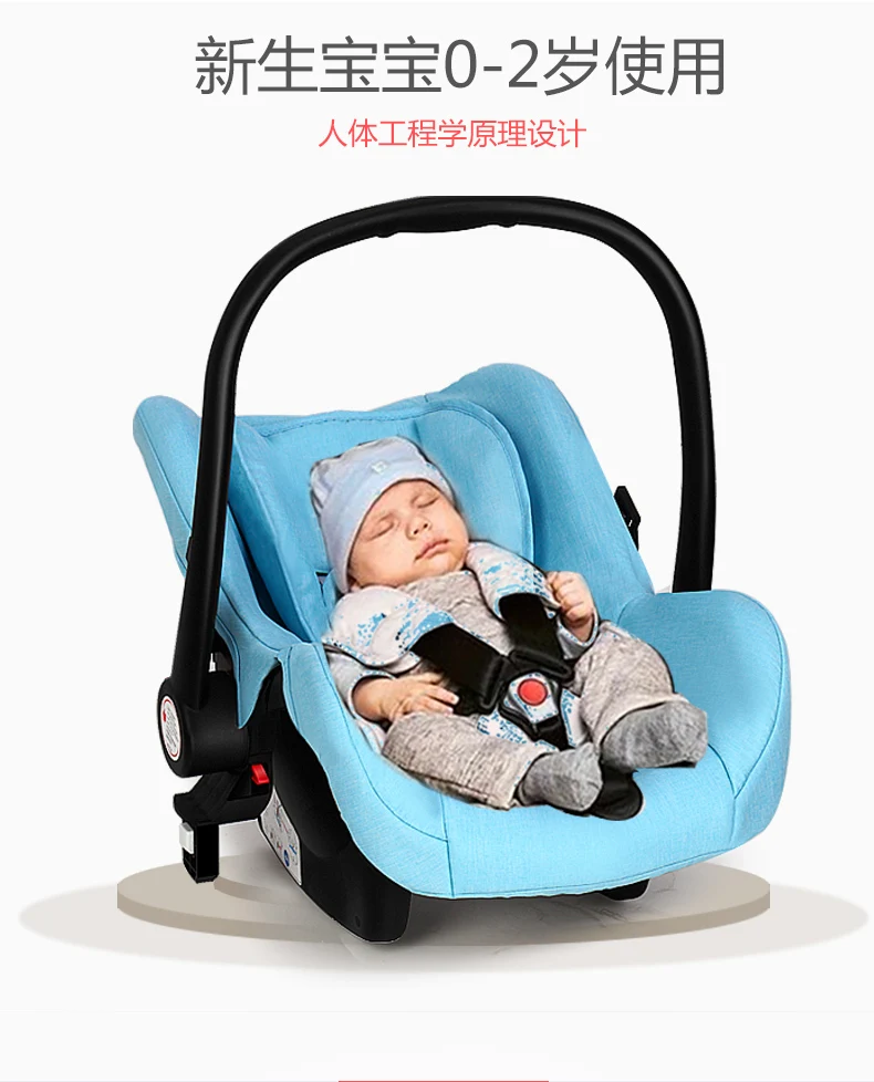 3 в 1 многофункциональная детская коляска, складная коляска с высоким пейзажем, золотисто-красная детская коляска, коляска для новорожденных, помощник матери