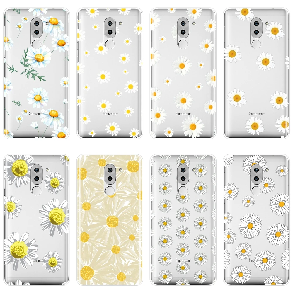 Чехол для телефона Huawei Honor 4C 5C 6A 6C Pro силиконовая Мягкая белая задняя крышка с