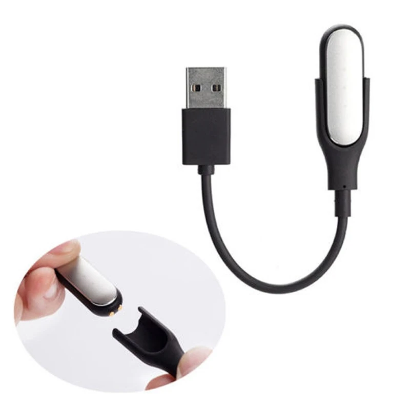 New Replacement 13.8cm USB Charging Cable Charger Cord For Xiaomi Mi Band 2 Smart Watch