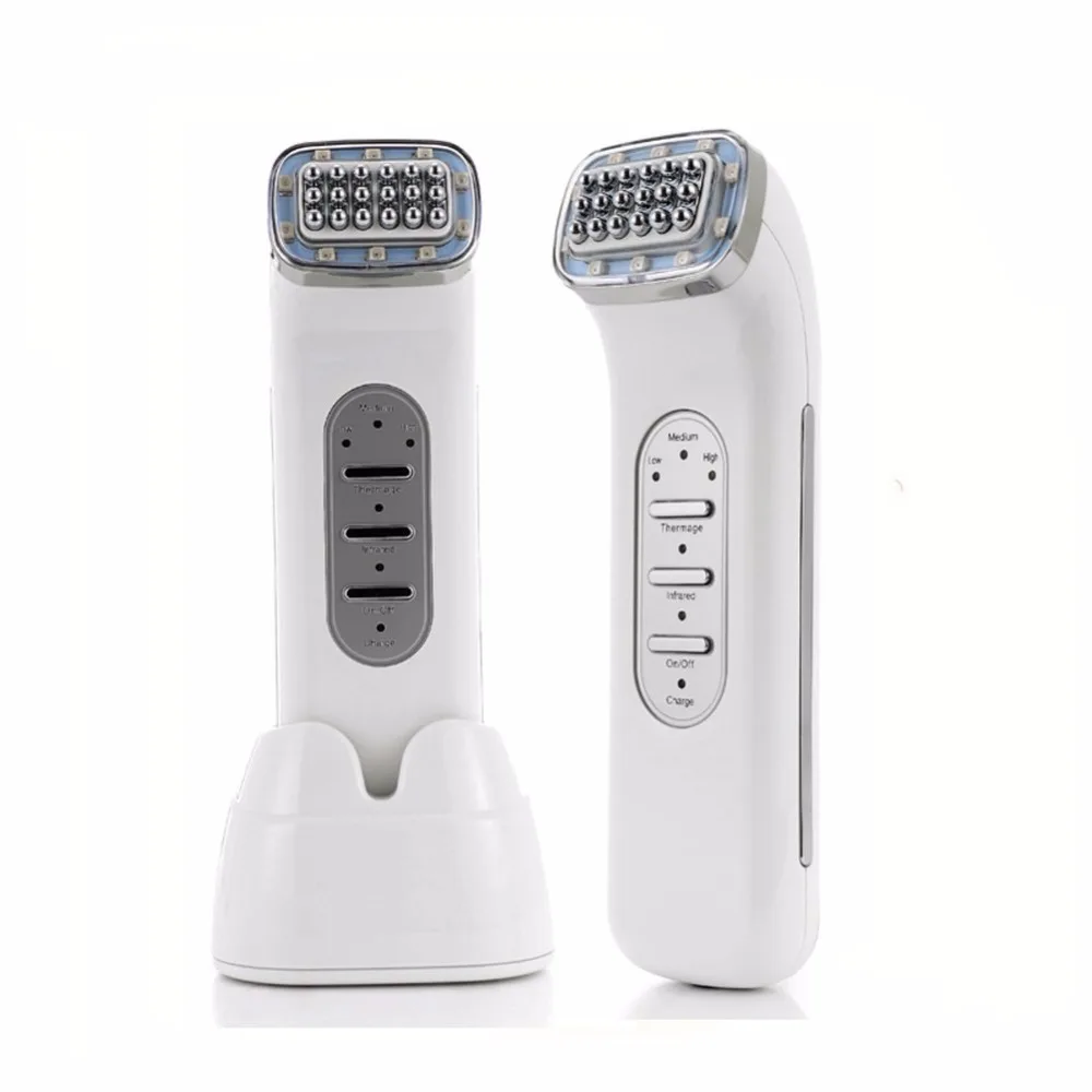 Dot Matrix RF Radio Frequency Far-infrared Wave Therapy Wrinkle Removal Face Lifting Skin Tightening Facial SPA Massage Machine