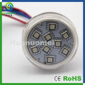 

DC12V high bright rgb 5050 smd 9LEDs 45mm led pixel light ic ucs1903